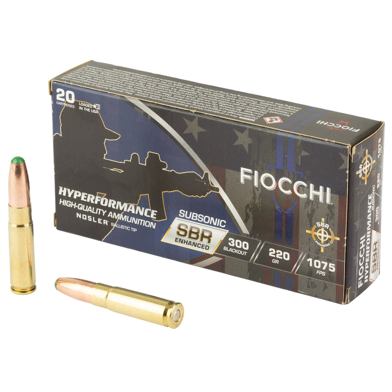 FIOCCHI HYPR SBR 300BLK 220GR 20/200