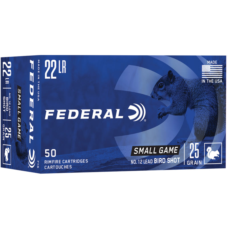 FED GMSHK 22LR #12 LD SHOT 50/2500