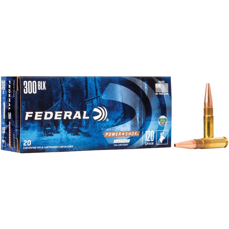 FED 300BLK 120GR POWER-SHK SP 20