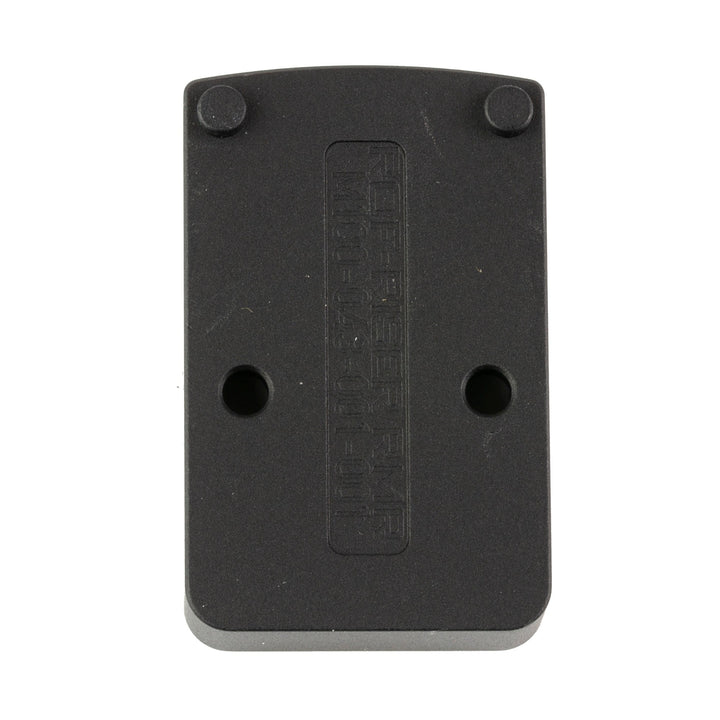 Reptilia ROF 10MM RMR red dot riser mount in black - AR-15 optic mounting heights and Picatinny rail guide