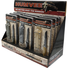 CBG HUMVEE NECK KNIFE DISPLAY 12PC