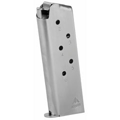 Mec-Gar Magazine Colt Officer 45 6 Round Nickel