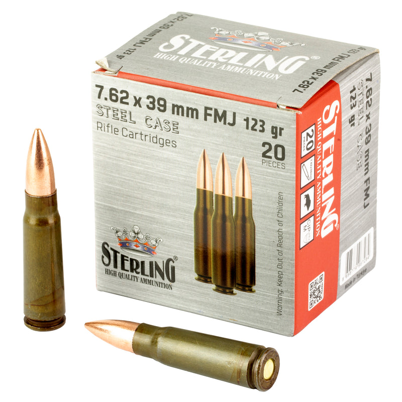 STERLING SC 762X39 123GR FMJ 20/1000