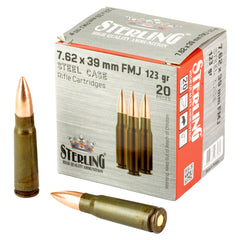 STERLING SC 762X39 123GR FMJ 20/1000