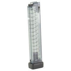 B&T MP9/TP9/APC9/GHM9 9mm 30-Round Clear Magazine with Rubber Bumper