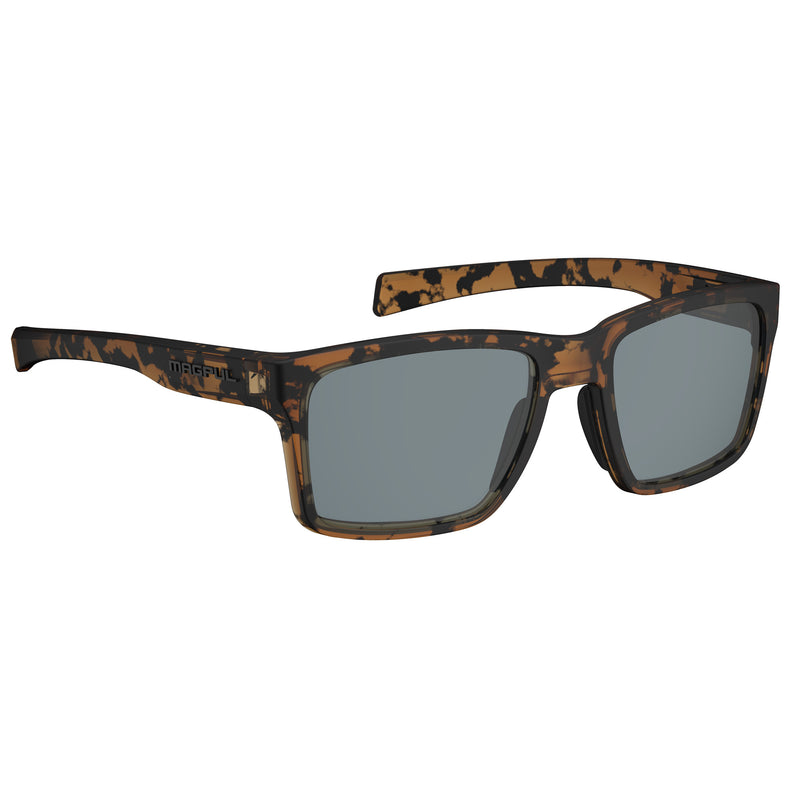 Magpul Rider Eyewear — Light Tortoise Frame with Polarized Gray/Green Lens