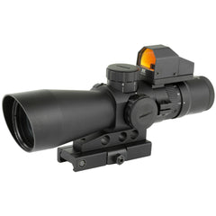 NcSTAR USS Gen II 3-9x42 Scope with Micro Red Dot, P4 Sniper Reticle