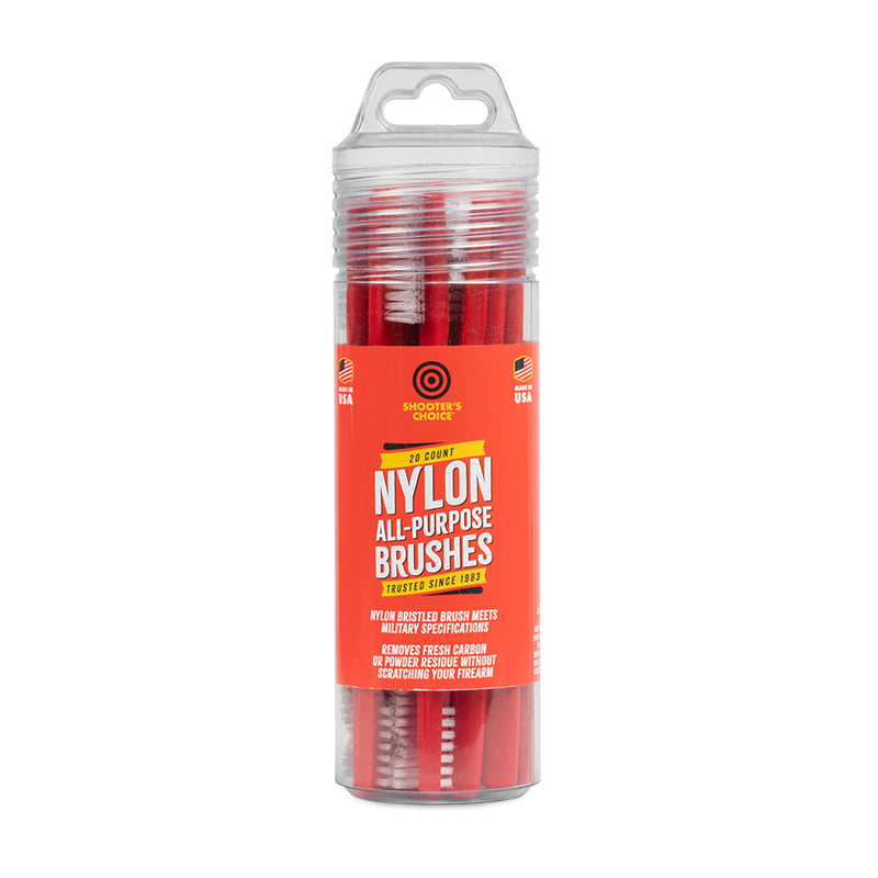 SHOOTERS CHOICE NYLON BRUSHES 20PK