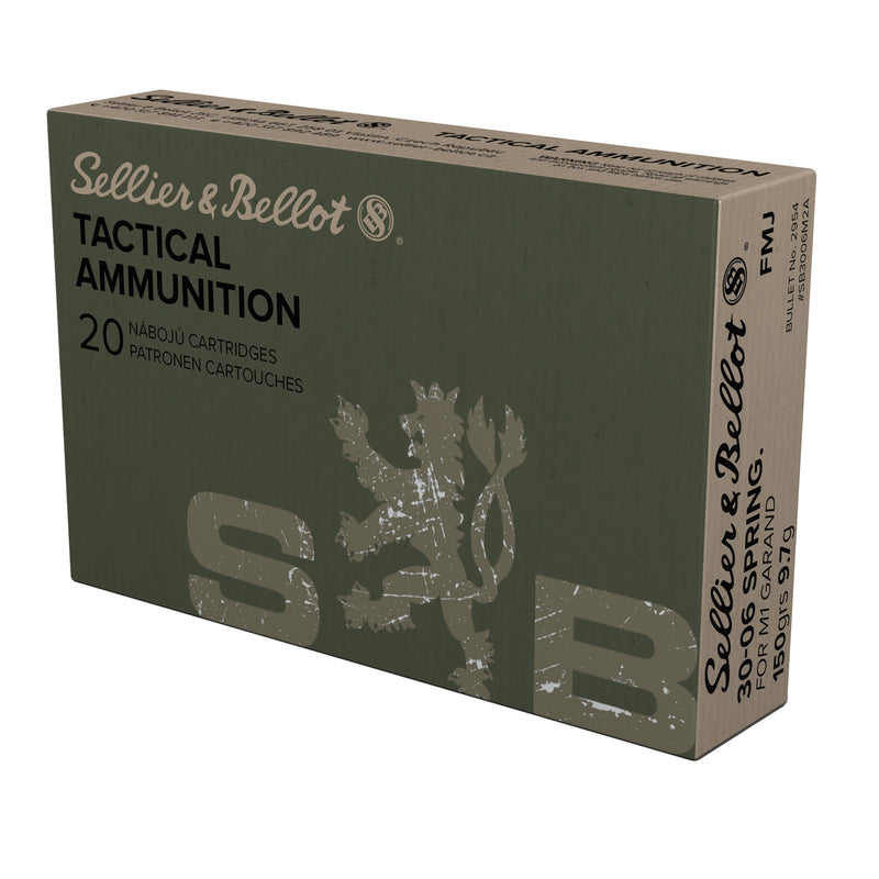 S&B 30-06 M1 GARAND 150GR FMJ 20/400
