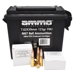 AMMO INC 7.62X39MM 123GR FMJ 180RD