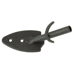SKULL HOOKER FLUSH WALL MOUNT BLK