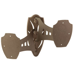 SKULL HOOKER DUAL SHOULDER MOUNT BRN