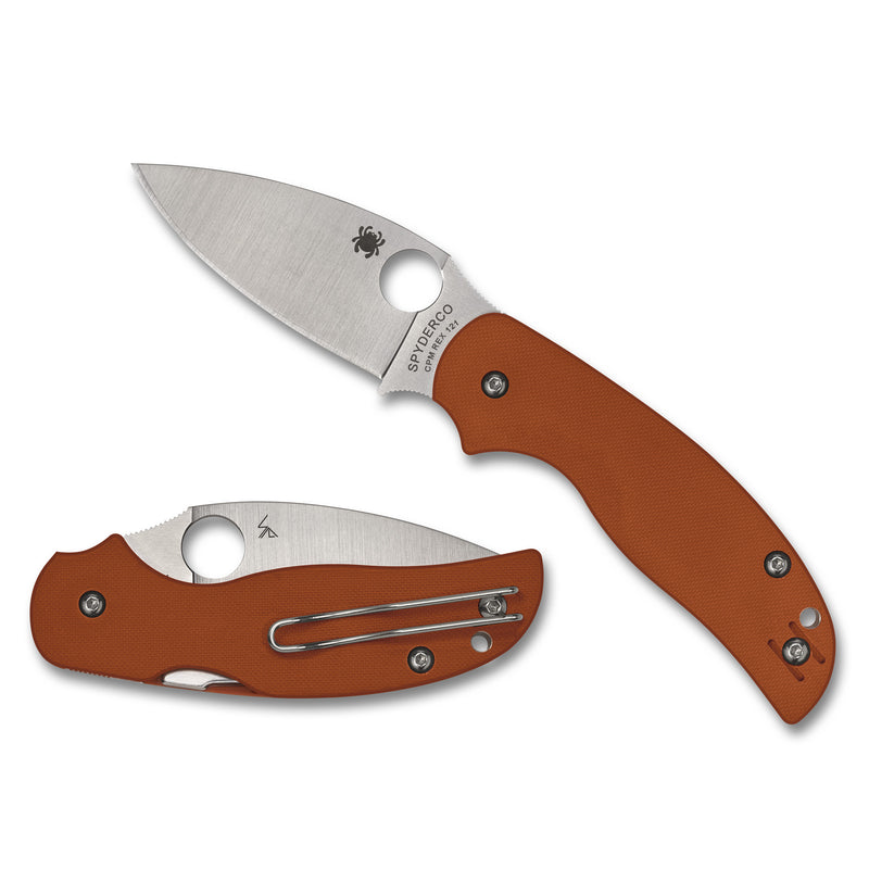 SPYDERCO SAGE 5 BRNT G-10 3