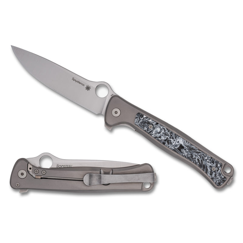 SPYDERCO SLYM STONEWASH TI 3.42
