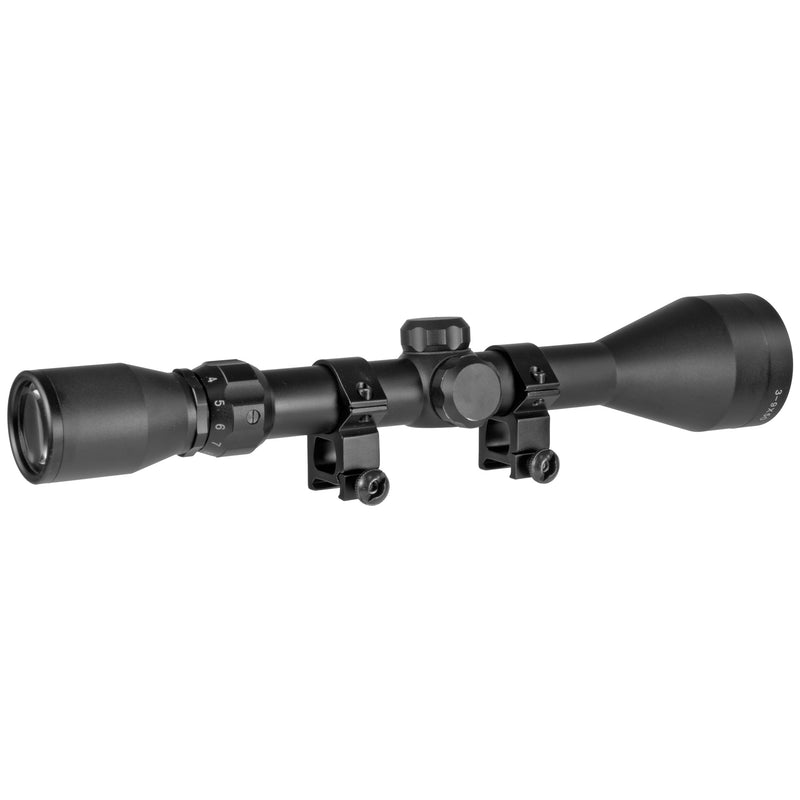 TruGlo Buckline 3-9x50 BDC Hunting Rifle Scope, Black
