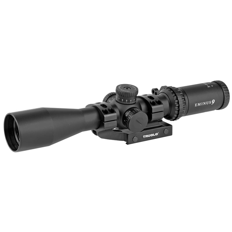 TRUGLO Eminus 3-9x40 IR Rifle Scope, Illuminated TacPlex Reticle, 30mm Tube, Black