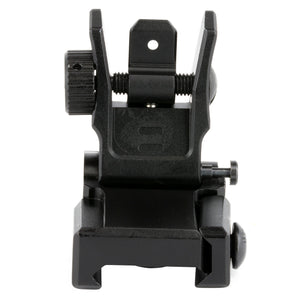 UTG Low Profile Flip-Up Rear Sight — Dual Aiming Aperture