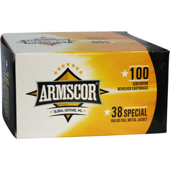 ARMSCOR 38SPL 158GR FMJ 100/1200