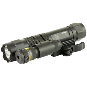 UTG LED Flashlight W/Adjustable Red Laser QD