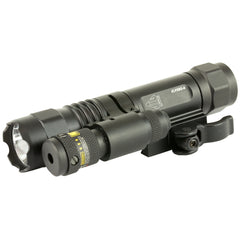 UTG LED Flashlight W/Adjustable Red Laser QD