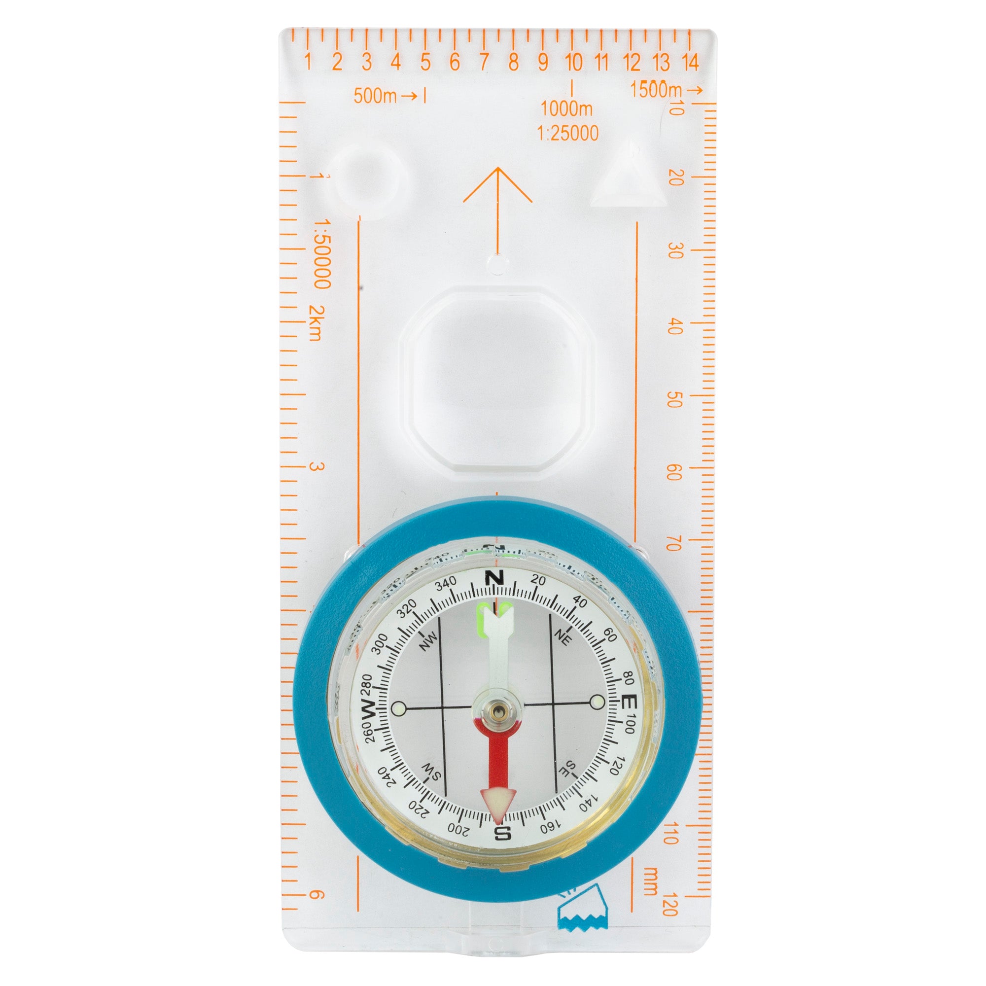 UST Deluxe Map Compass Blue | Liquid Filled Navigation Tool ...