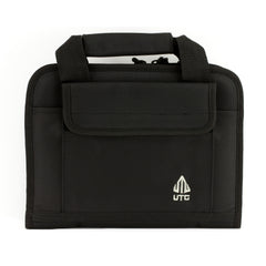 UTG DELUXE SINGLE PISTOL CASE BLK