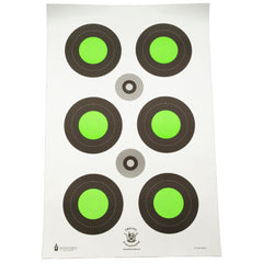 ACTION TGT TRIDENT BLSEYE GRN 100PK