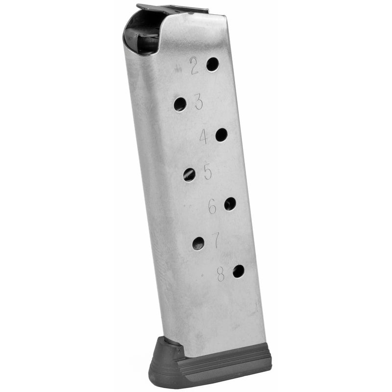 Colt Government, Gold Cup, and Combat Commander .45 ACP 8-Round Stainless Steel Magazine