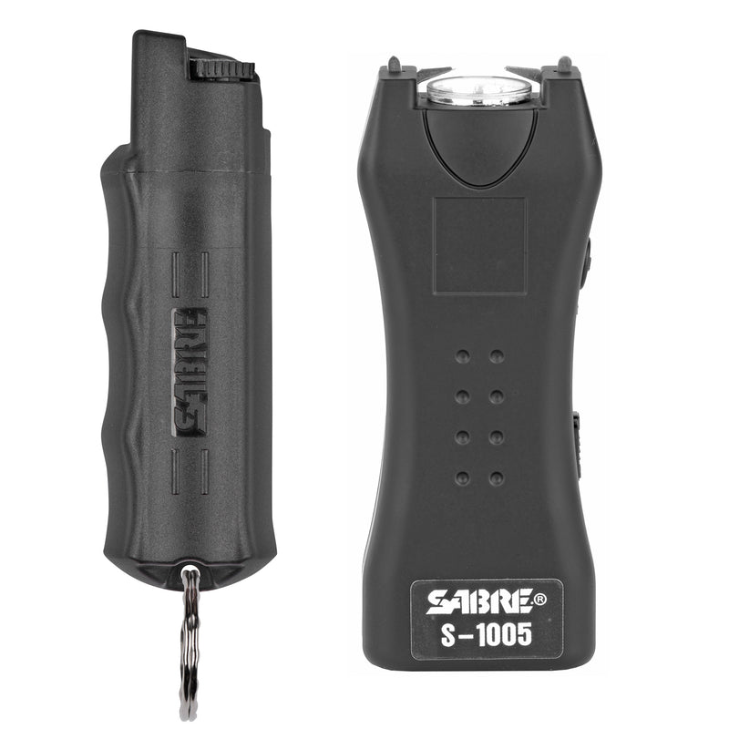 SABRE Pepper Spray Keyring with Quick Release — Black