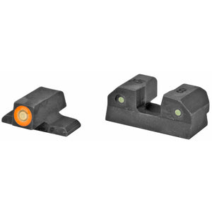 XS Sights R3D Tritium Night Sights for SIG Sauer / Springfield XD — Orange Front