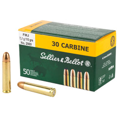 S&B 30CARBINE 110GR FMJ 50/1000