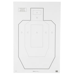 ACTION TGT USPSA PAPER 100PK