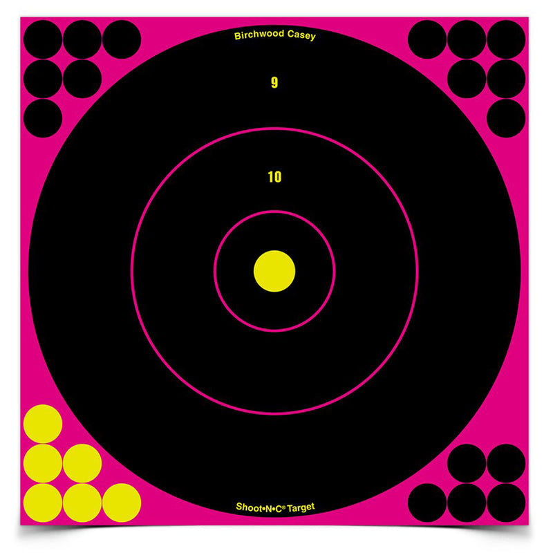 B/C SHT-N-C RND BULLSEYE TGT 5-12