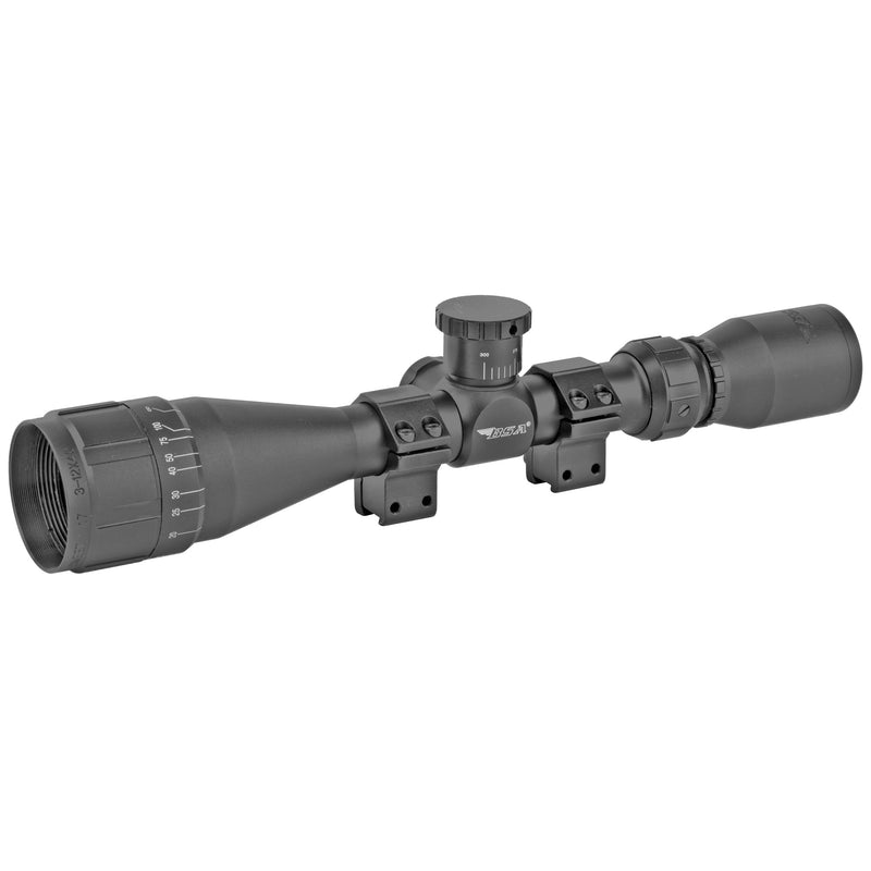 BSA Sweet 17 3-12x40 AO Rifle Scope, 30/30 Reticle, Black