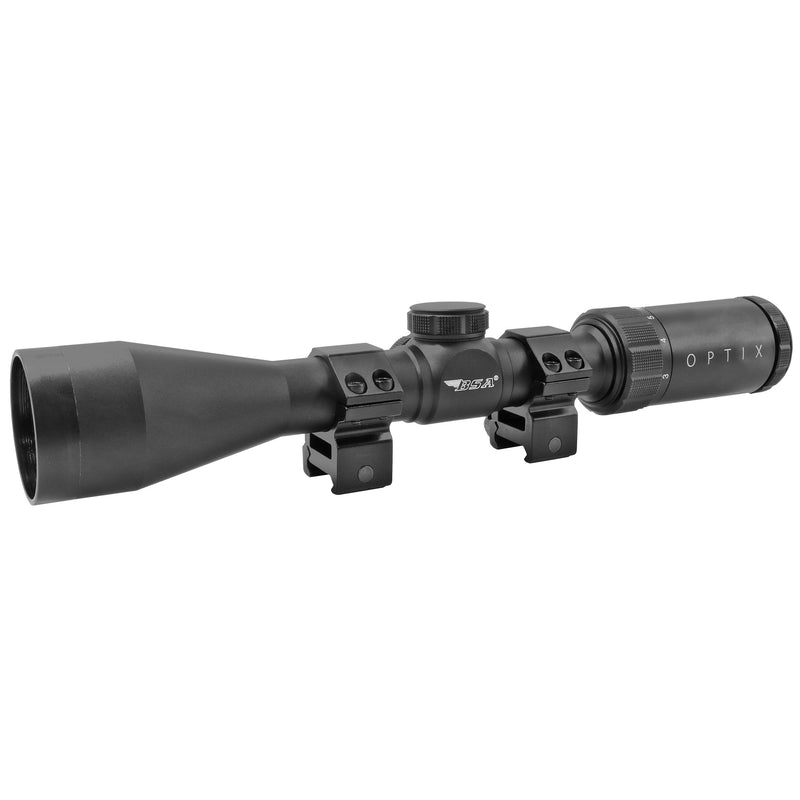 BSA Optix 3-9x40mm Rifle Scope — BDC-8 Reticle, Black