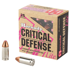 HRNDY CD 9MM 100GR FTX LITE 25/250