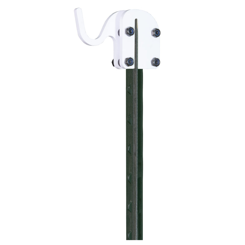 B/C T-POST TARGET HOOK WHITE