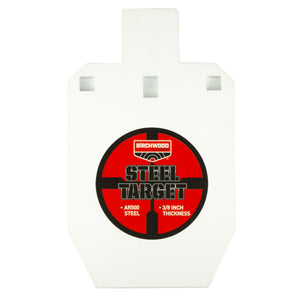 B/C 1/3 IPSC SILHOUETTE TARGET WHT