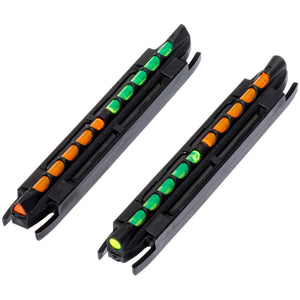 HIVIZ 2IN1 MAG SG GRN/ORG .218-.328