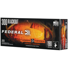 FUSION TIPPED 300BLK 190GR 20/200