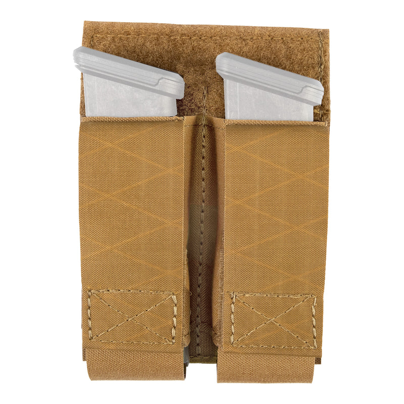 GGG DOUBLE PISTOL MAG POUCH COY