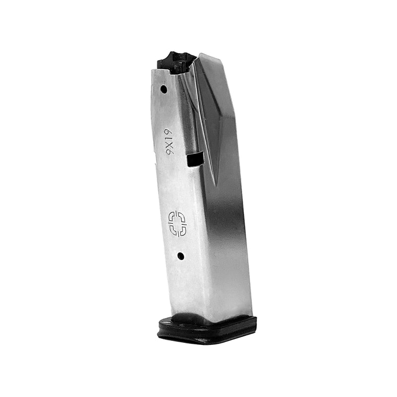 Shadow Systems CR920X 15-Round 9mm Magazine | OEM Extended Mag — Silver/Black