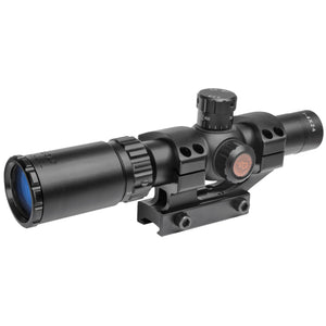 TRUGLO TRU-BRITE 30 1-4x24 Riflescope, Mil-Dot — Black