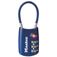 MASTERLOCK TSA PADLOCK COMBO BLUE