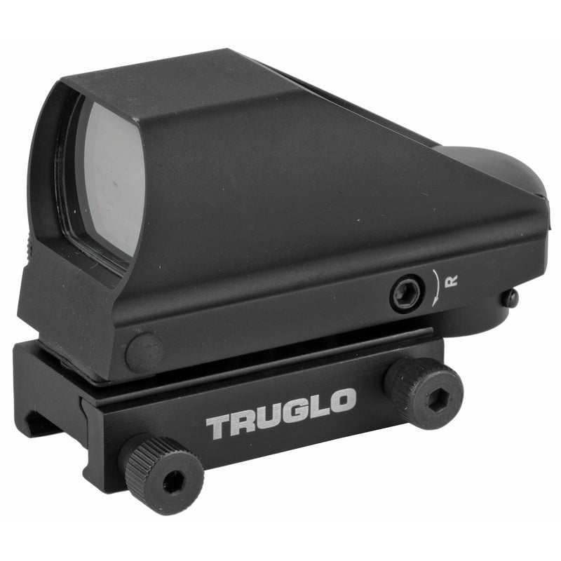 TRUGLO Tru-Brite Open Red Dot Sight, Dual-Color Reticle, Black
