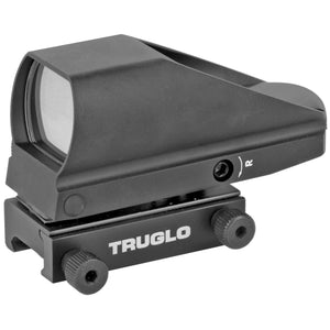 TRUGLO Open Reflex Red Dot Sight — 5 MOA Dual-Color (Red/Green), Black