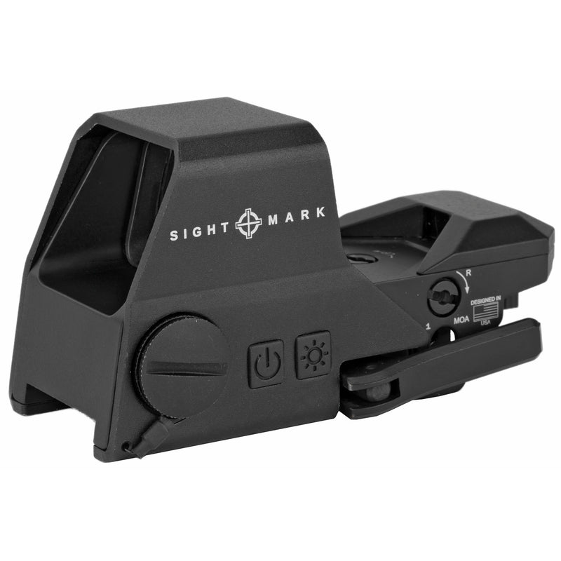 Sightmark Ultra Shot R-Spec Reflex Sight — 4 Red/Green Reticles, Non-Magnified, CR123A