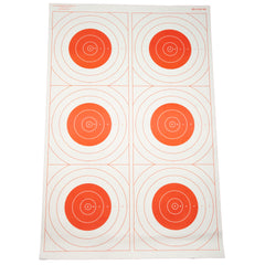 ACTION TGT BLSEYE MILI RED 100PK