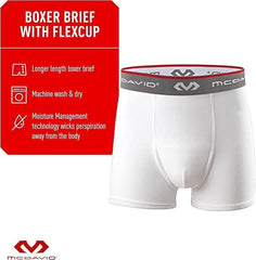 Mcdavid Youth Brief w/ Athletic, Boys Underwear without Cup, Includes Baseb
