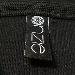 Ladies Onzie Black Sleeveless Hoodie Vest Size M/L